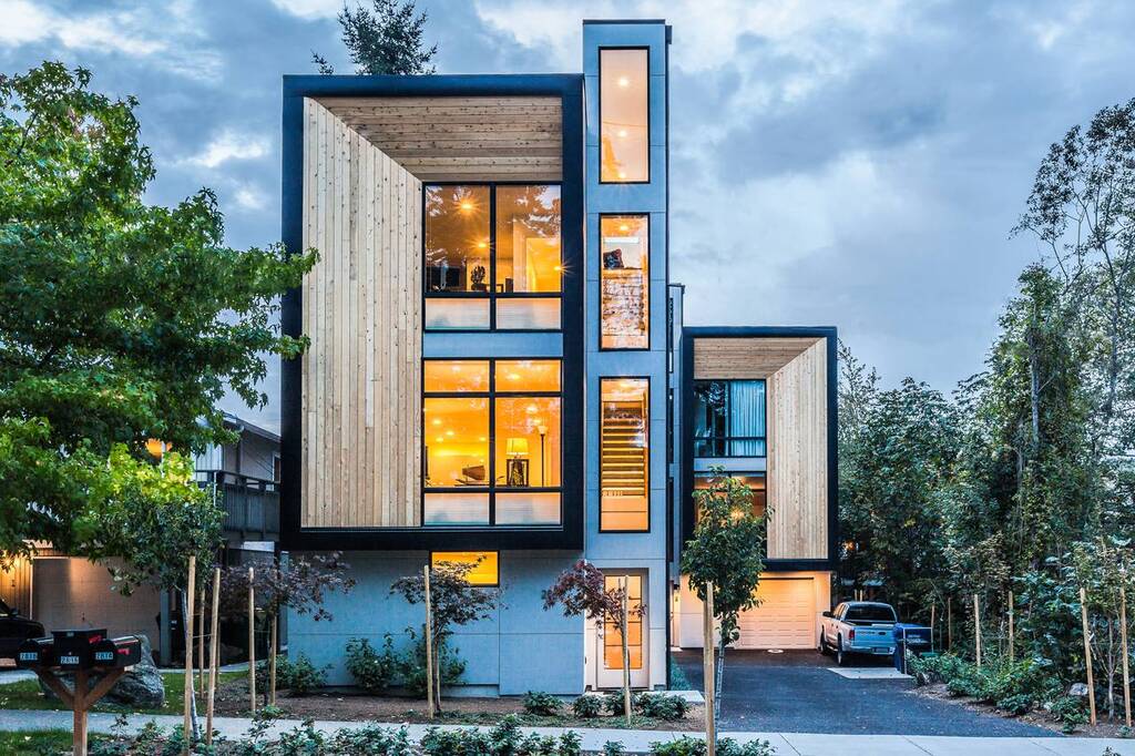 rumah mungil minimalis modern tipe townhouse