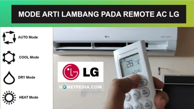 Mode arti lambang pada remote AC LG